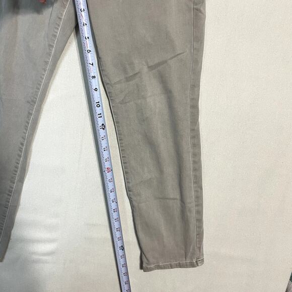 J. Jill Authentic Women's Fit Slim Ankle Jeans Beige Denim - Size 12 - Picture 5 of 8